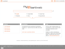 Tablet Screenshot of my.bartlweb.net