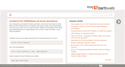 Desktop Screenshot of blog.bartlweb.net