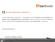 Tablet Screenshot of bartlweb.net